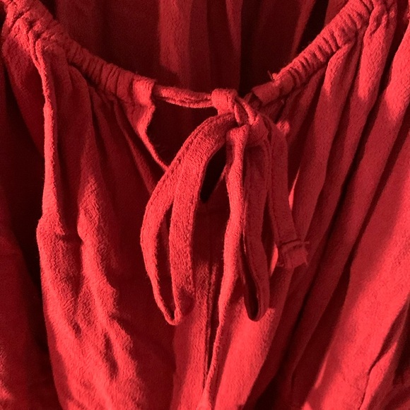 Old Navy midi dress. NWT. Maroon red. Size XXL. - Picture 4 of 10